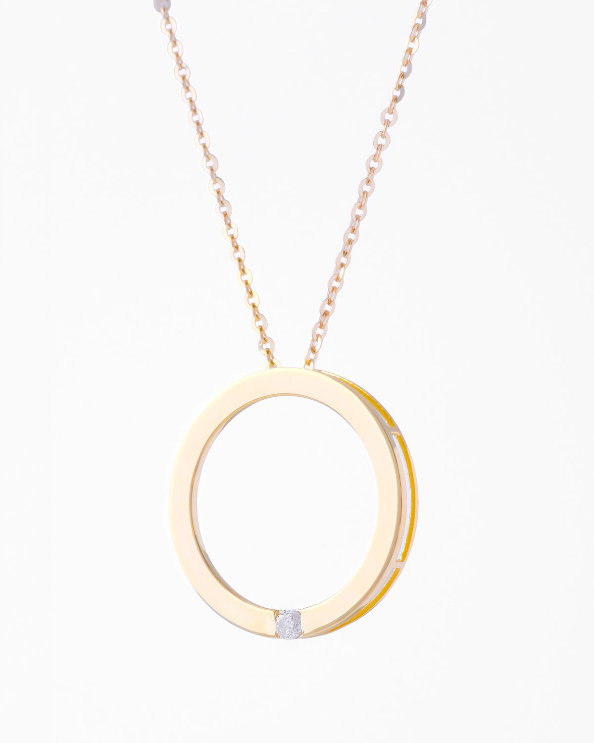 Everloop Lab-Grown Diamond Necklace (0.02ct tw.)