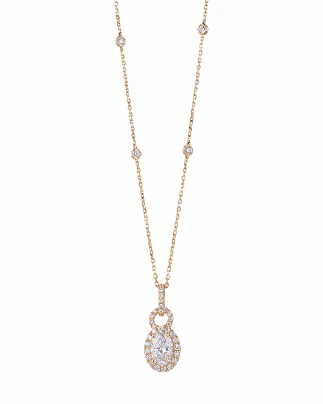 Jennie Lab-Grown Diamond Station Necklace (1.63ct tw.)