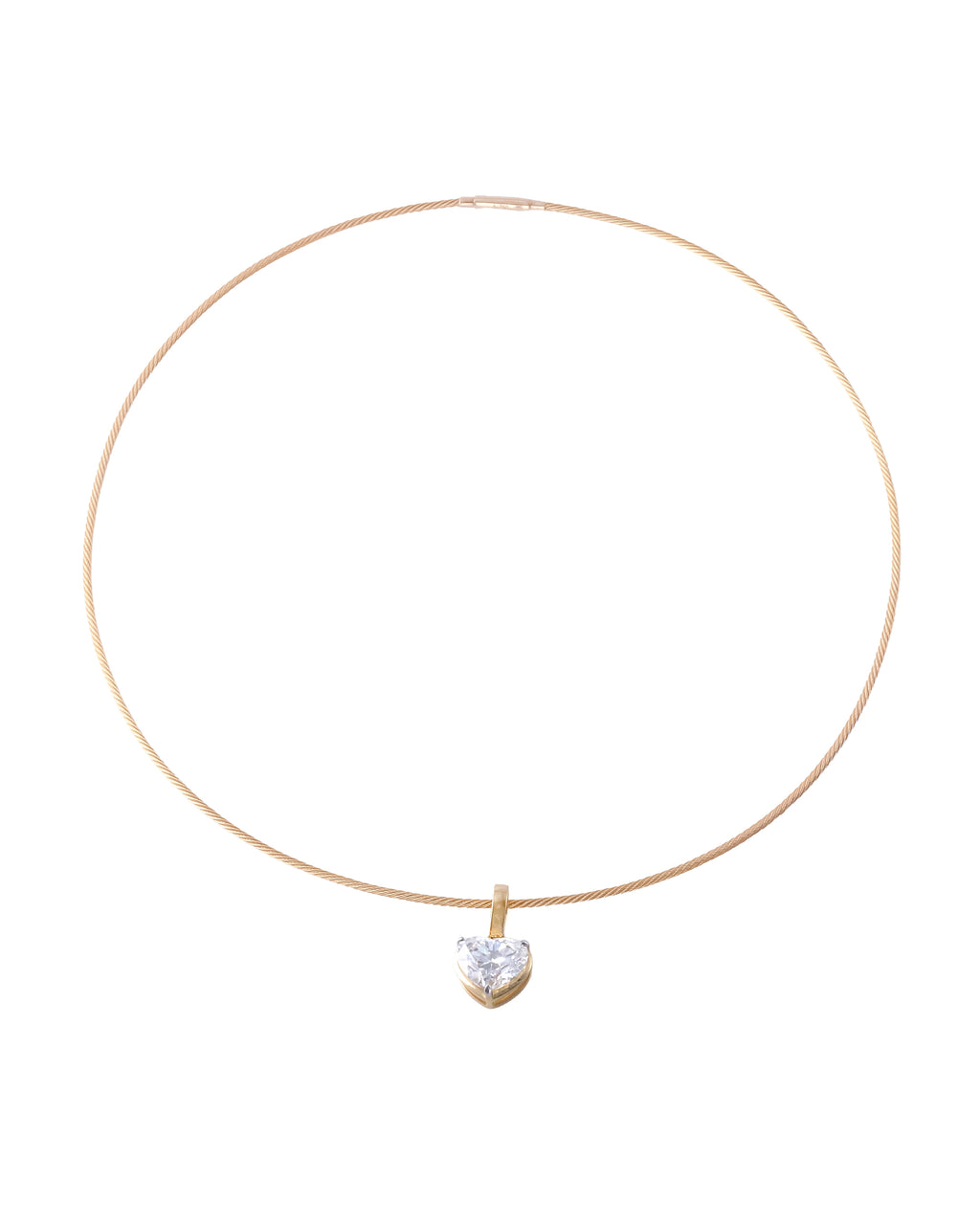 Solis Avoir Oval Lab-Grown Diamond Solitaire Pendant (3.03ct tw.)