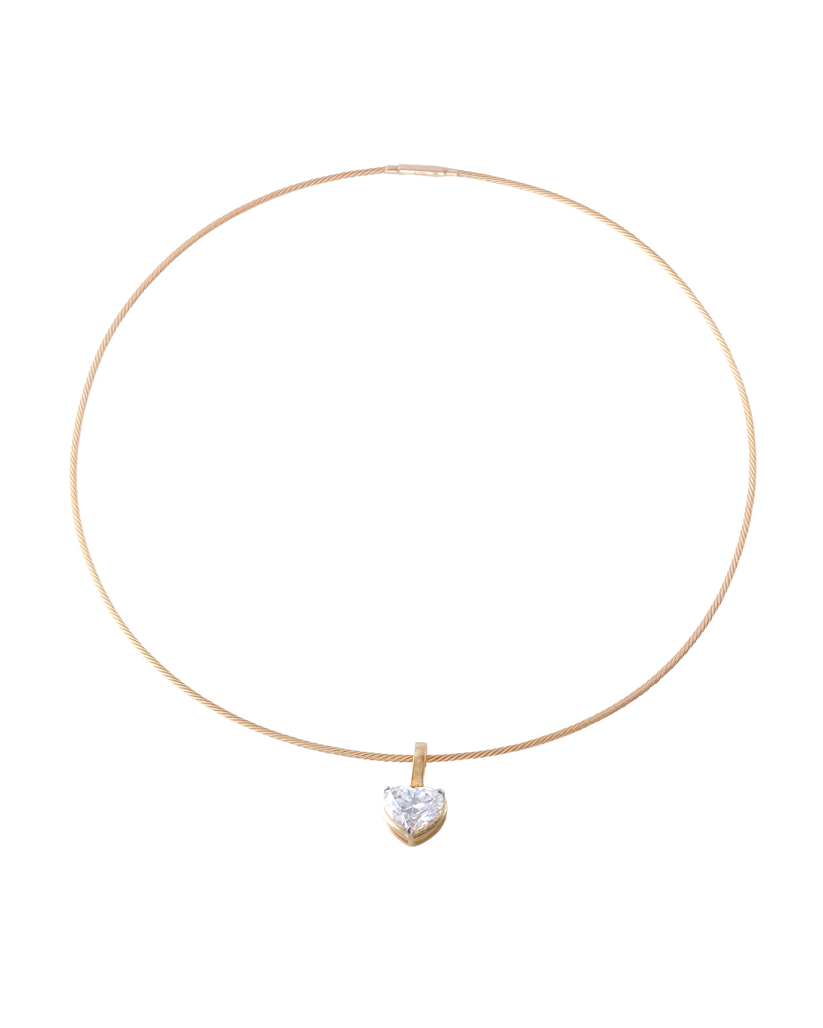 Solis Avoir Oval Lab-Grown Diamond Solitaire Pendant (3.03ct tw.)