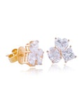 Pixie Mixed Cut Lab-Grown Diamond Stud Earrings (3.1ct tw.)