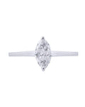 Lucie White Gold Lab-Grown Diamond Solitaire Ring (0.52ct tw.)