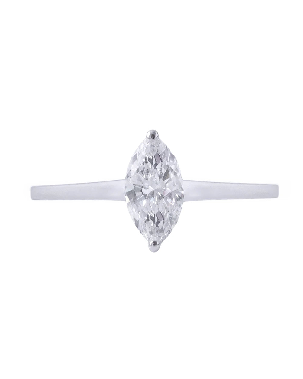 Lucie White Gold Lab-Grown Diamond Solitaire Ring (0.52ct tw.)