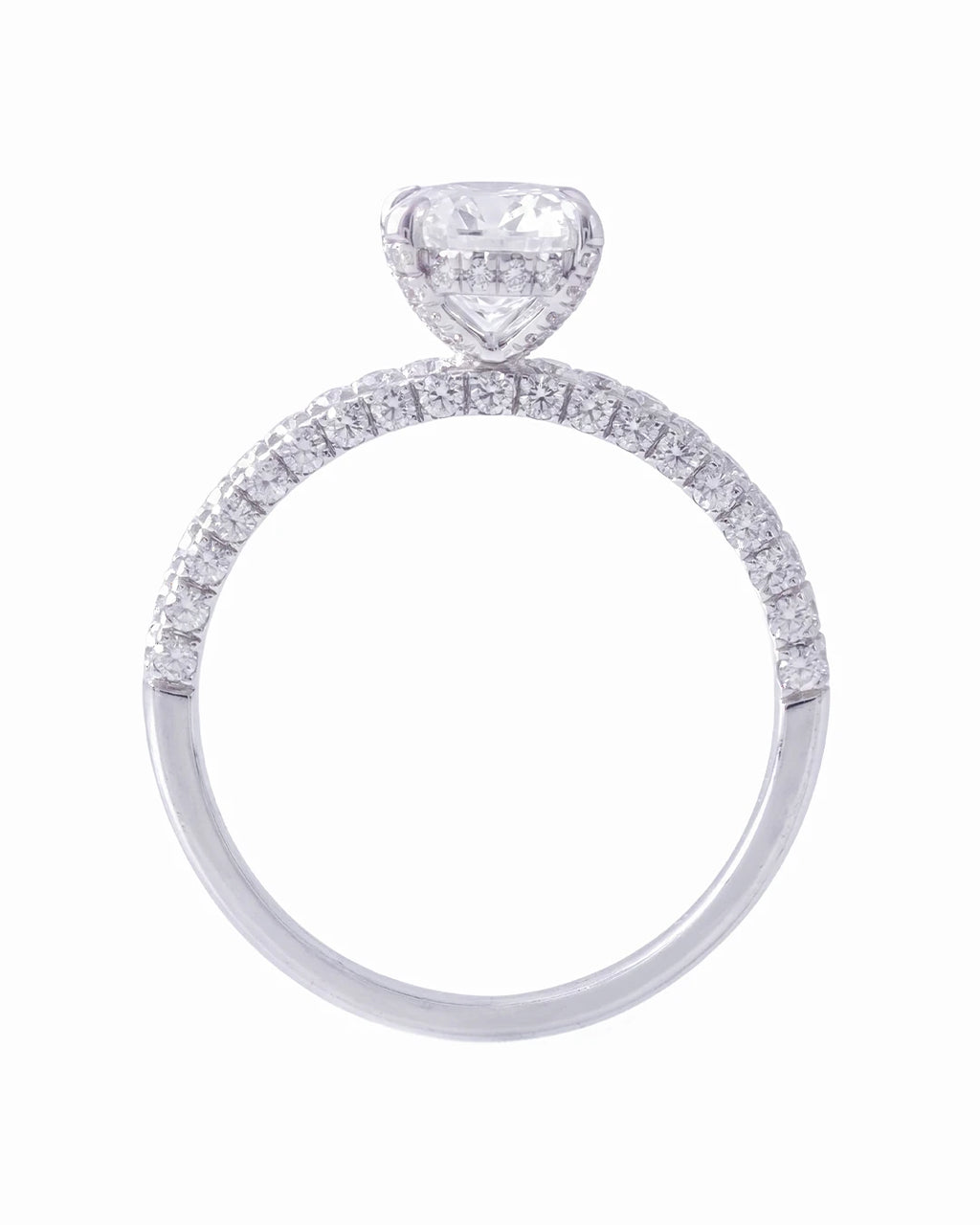 Dove Lab-Grown Diamond Hidden Halo Ring (1.0ct tw.)