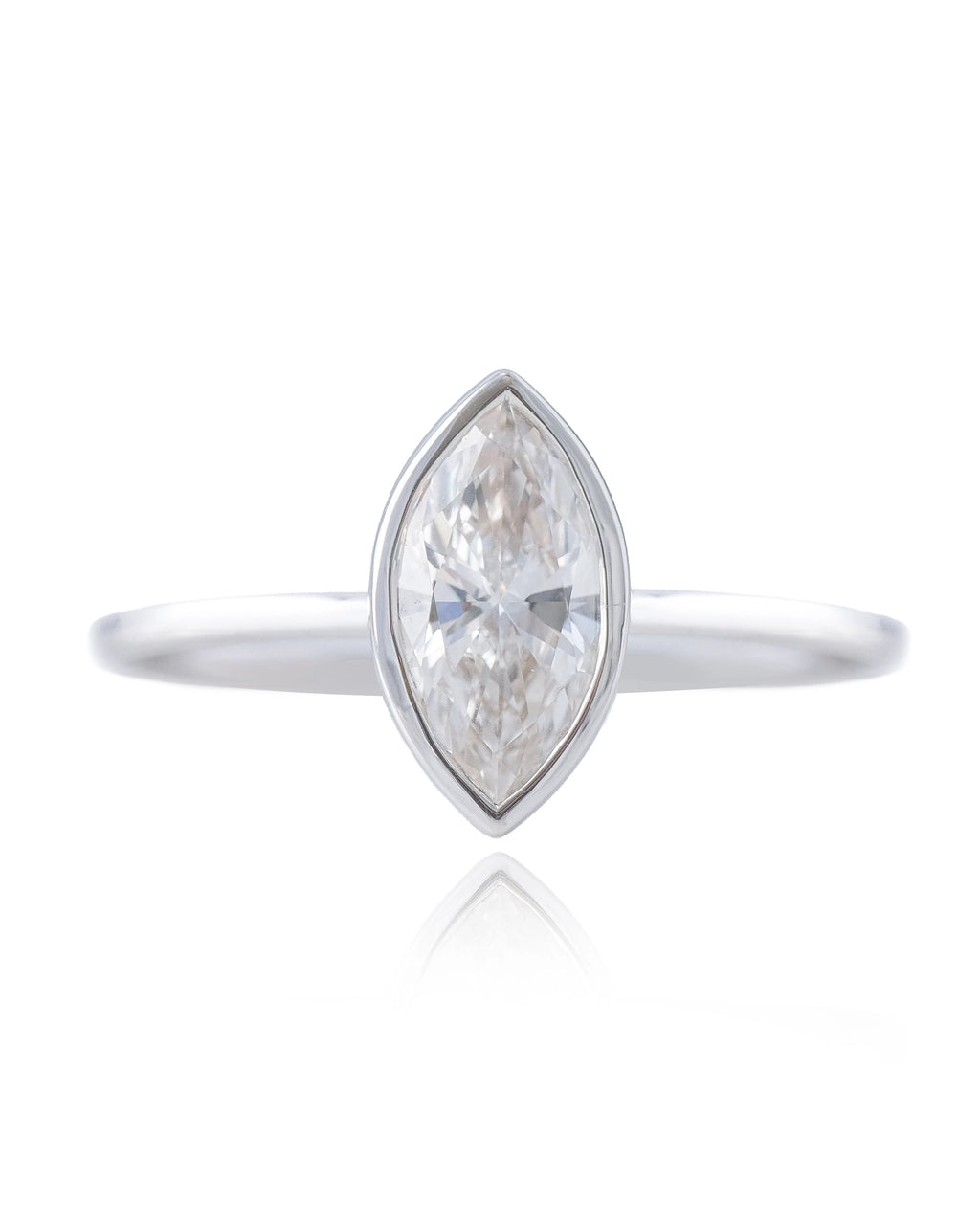 Miya Lab-Grown Diamond Bezel Ring (1.54ct tw.)