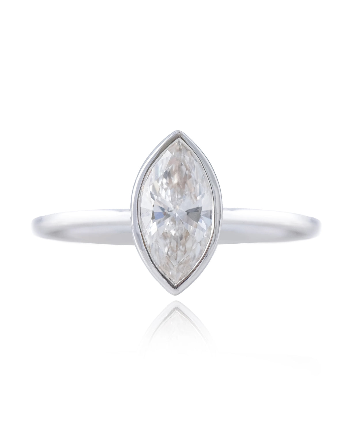 Miya Lab-Grown Diamond Bezel Ring (1.54ct tw.)