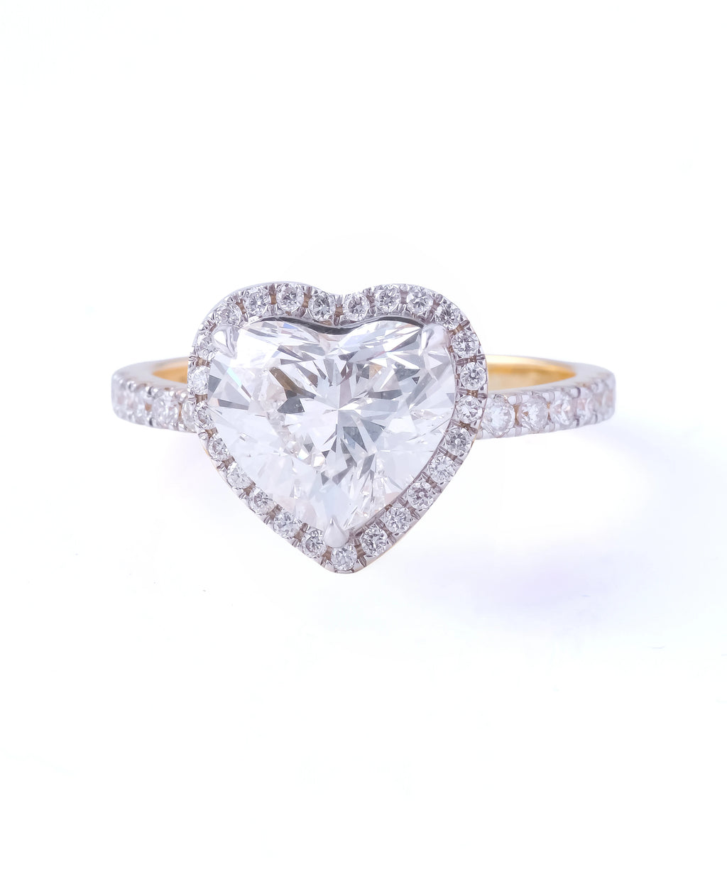 2.02 ct Cornelia Halo and Accent Band