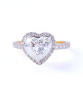 2.02 ct Cornelia Halo and Accent Band