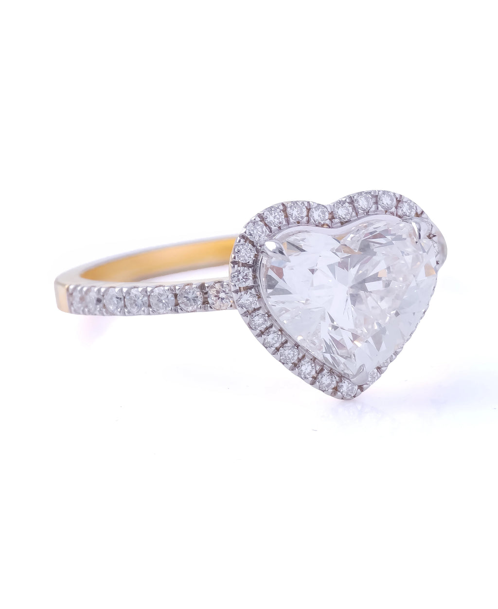 2.02 ct Cornelia Halo and Accent Band