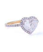 2.02 ct Cornelia Halo and Accent Band