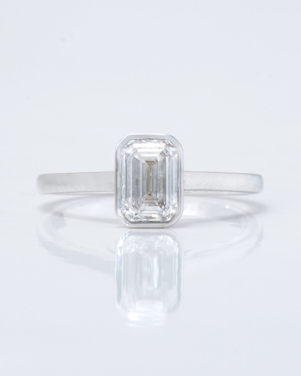 1.05 Carat Alisson Bezel Engagement Ring