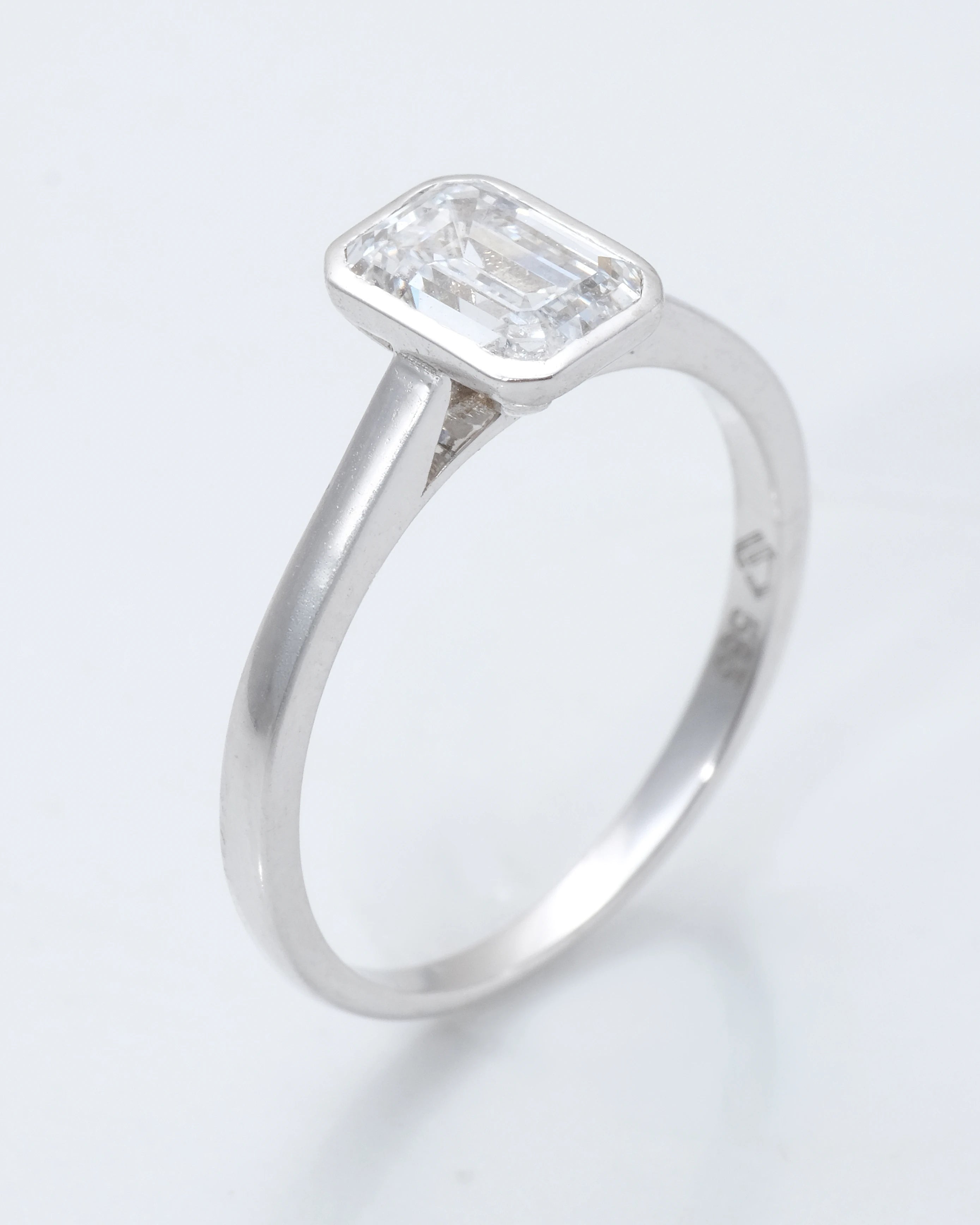 1.05 Carat Alisson Bezel Engagement Ring