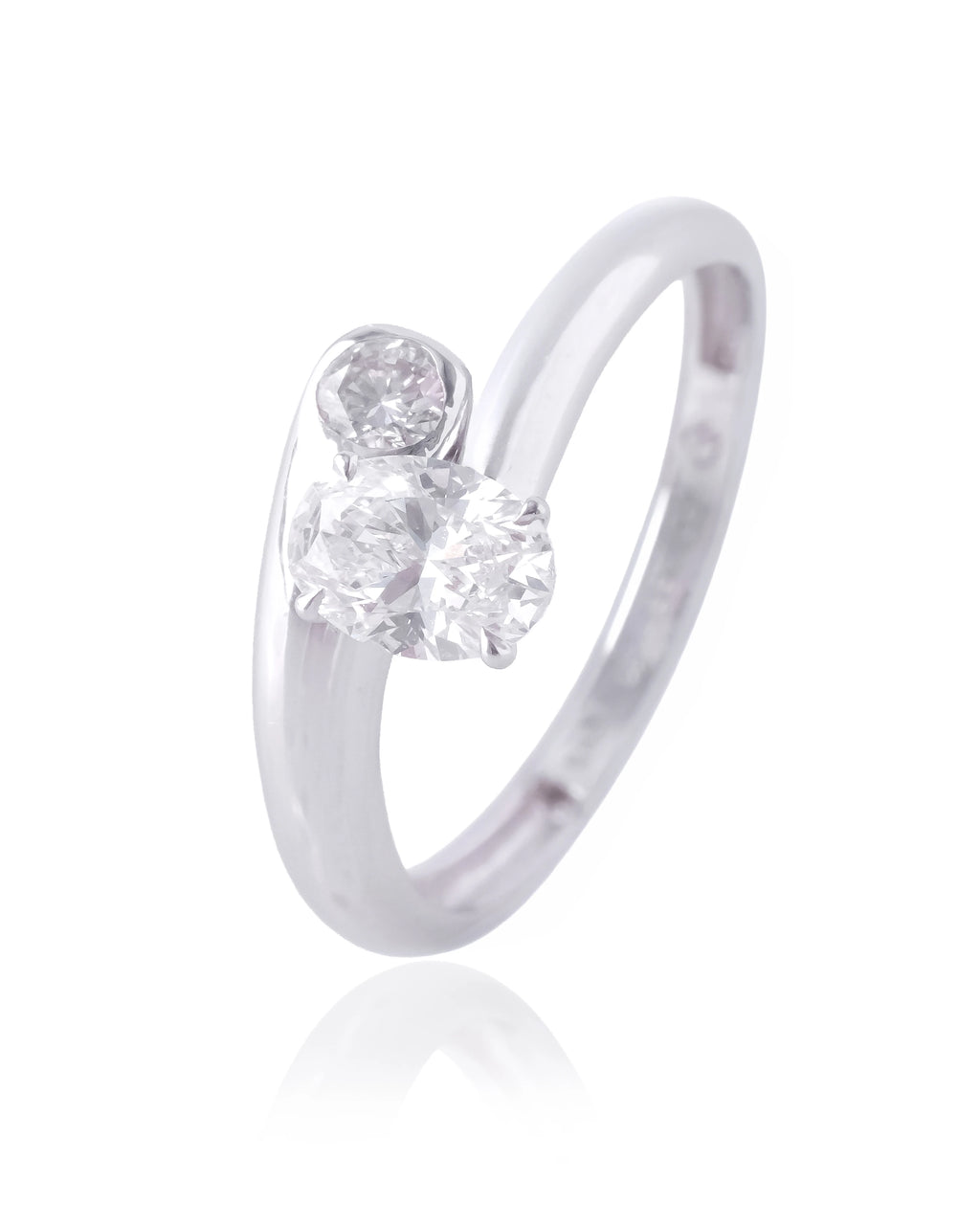 Clarrise Lab-Grown Diamond Toi et Moi Ring (0.54ct tw.)
