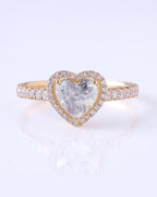 1.04 ct Cornelia Halo and Accent Band