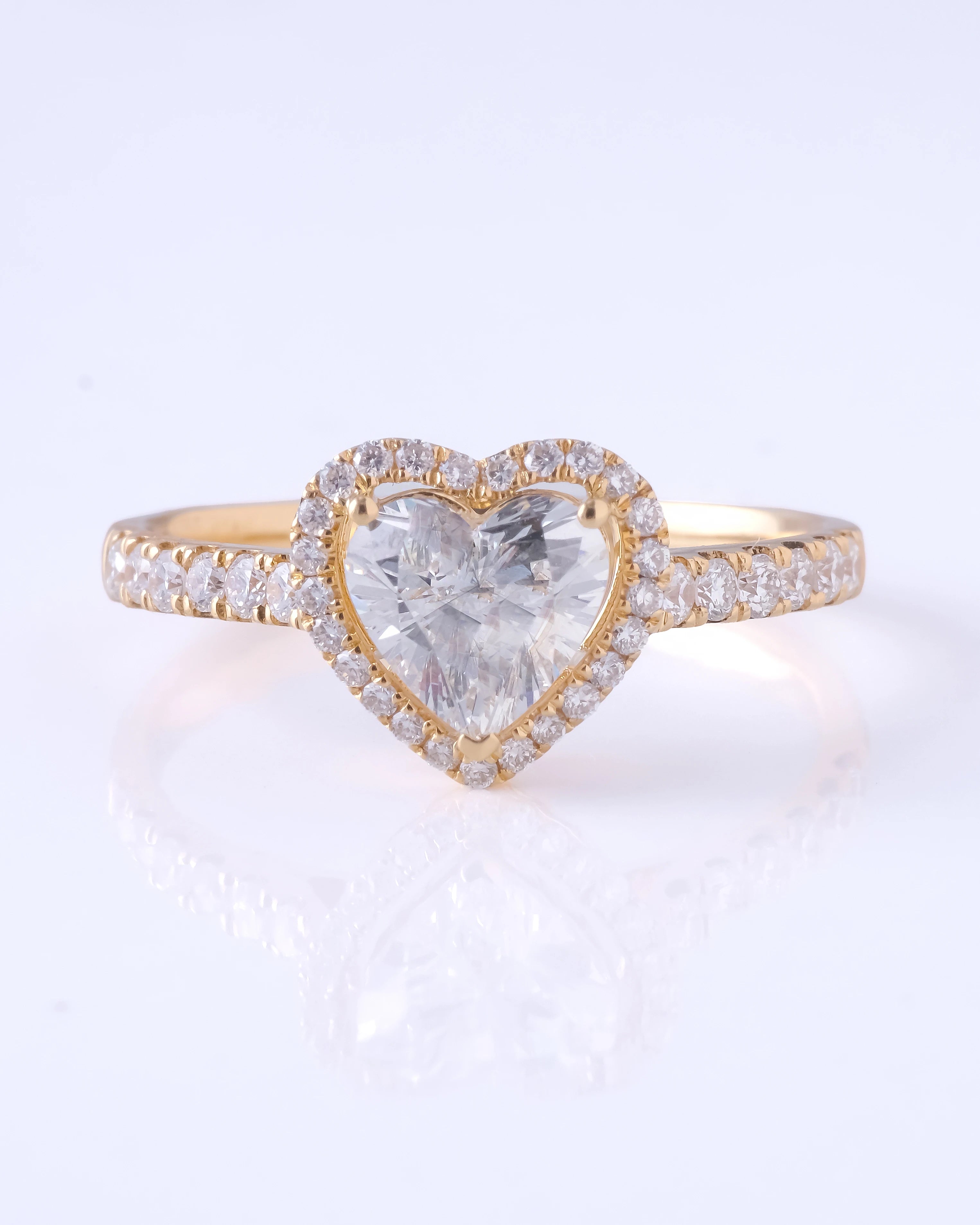 1.04 ct Cornelia Halo and Accent Band