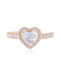 Cornelia and Lab-Grown Diamond Halo Ring (1.04 ct tw.)