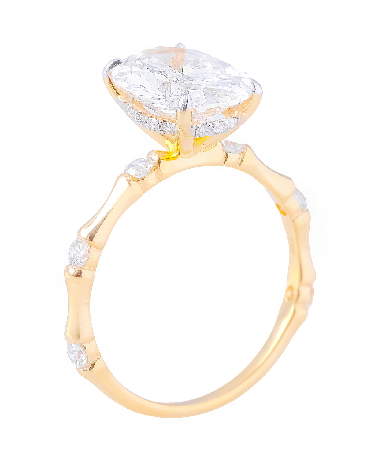 Philia Lab-Grown Diamond Hidden Halo Ring (3.0ct tw.)