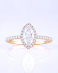 .52 Carat Winona Halo and Accent Band Ring