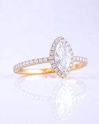 .52 Carat Winona Halo and Accent Band Ring