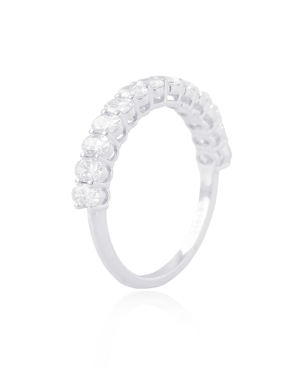 Prisca Lab-Grown Diamond Half Eternity Ring (1.13ct tw.)