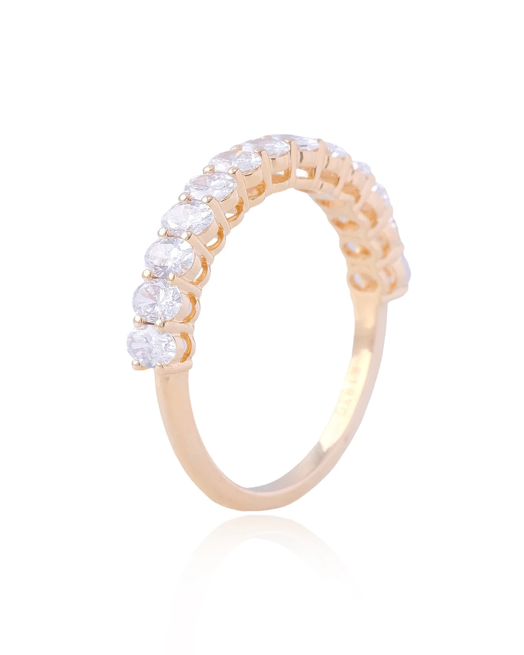 Prisca Lab-Grown Diamond Half Eternity Ring (1.19ct tw.)