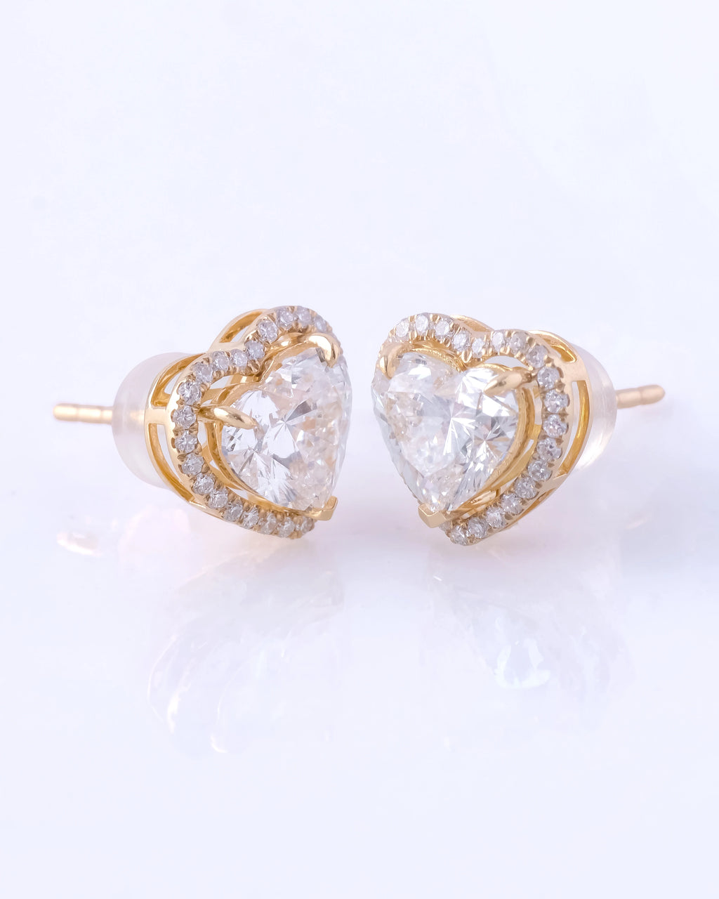 Delia Heart Jacket Earrings