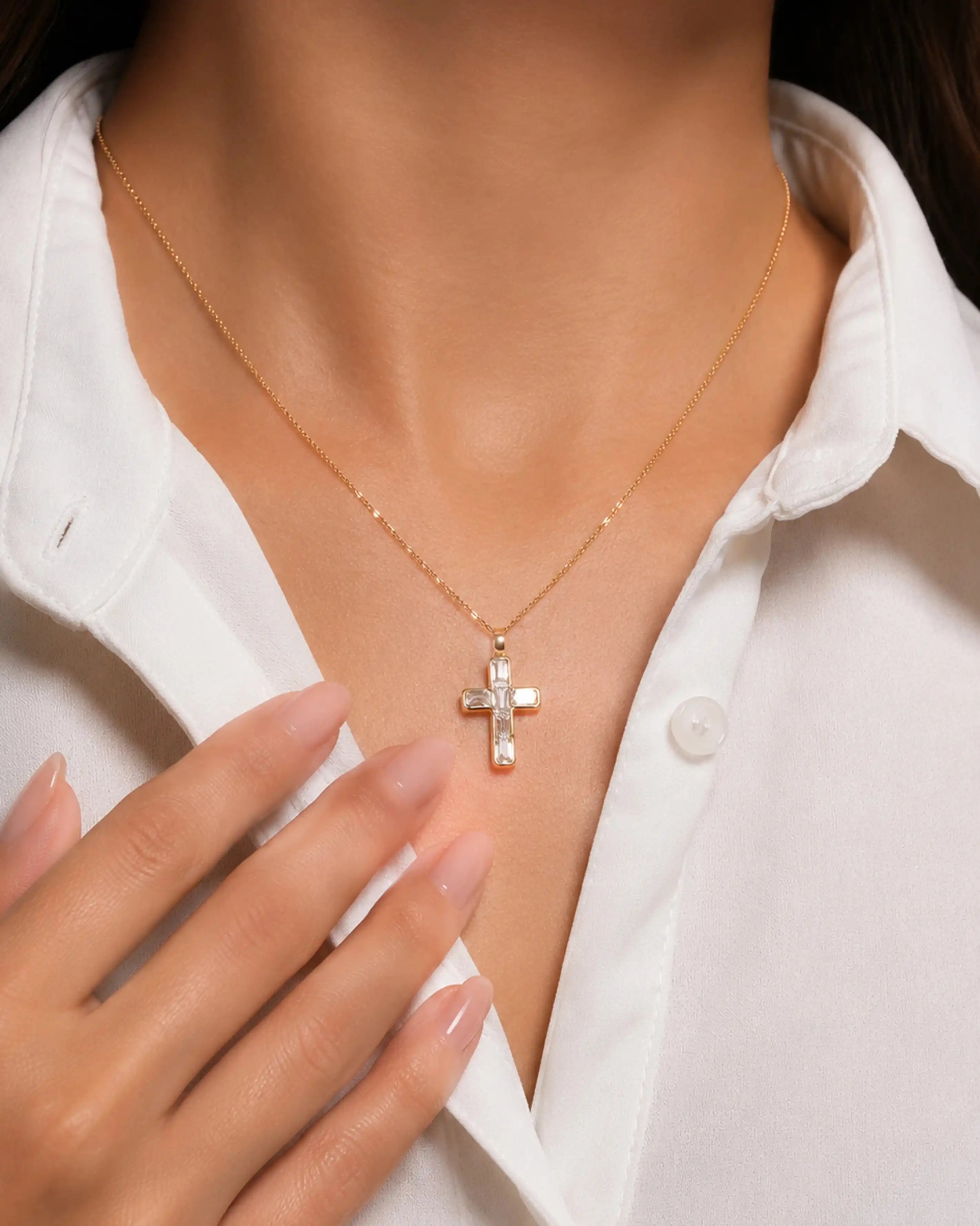 Gabriella Cross Necklace