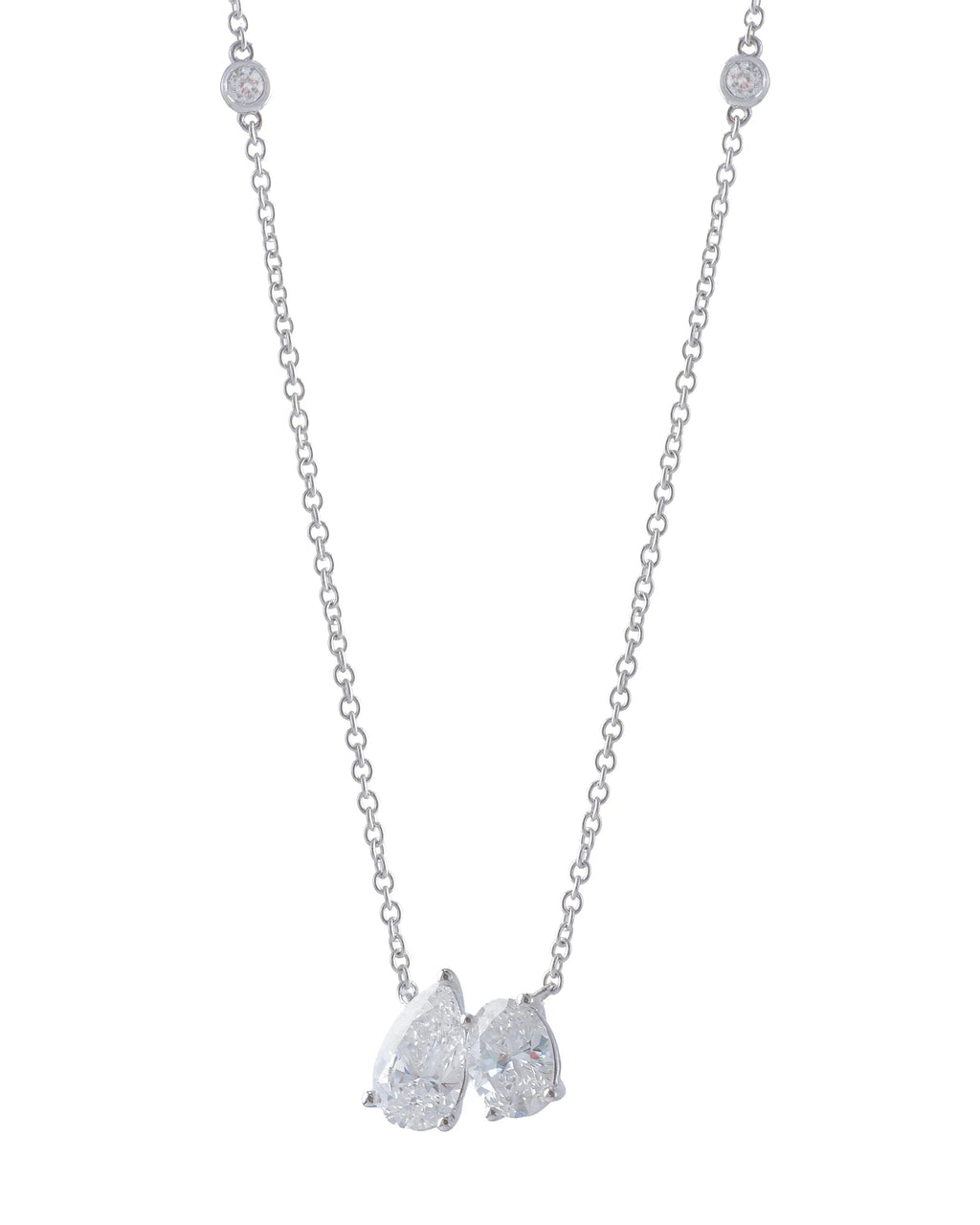 Hollis Lab-Grown Diamond Toi et Moi Necklace (1.90 ct tw.)