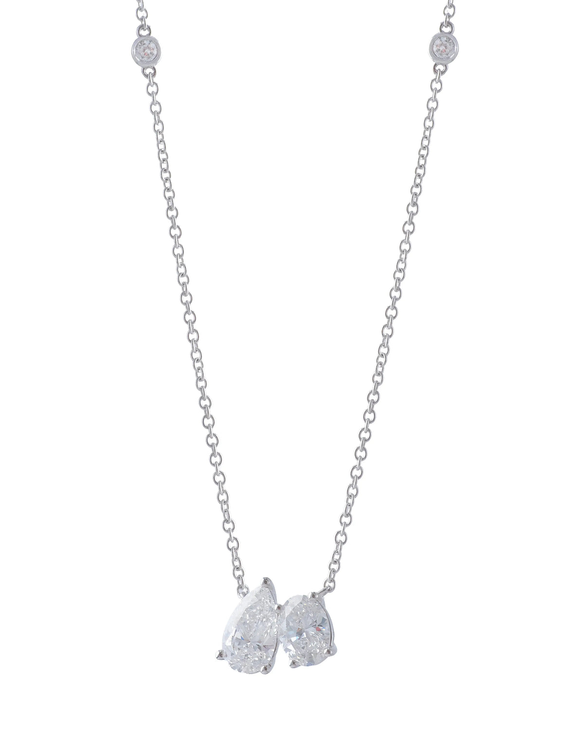 Hollis Lab-Grown Diamond Toi et Moi Necklace (1.90 ct tw.)
