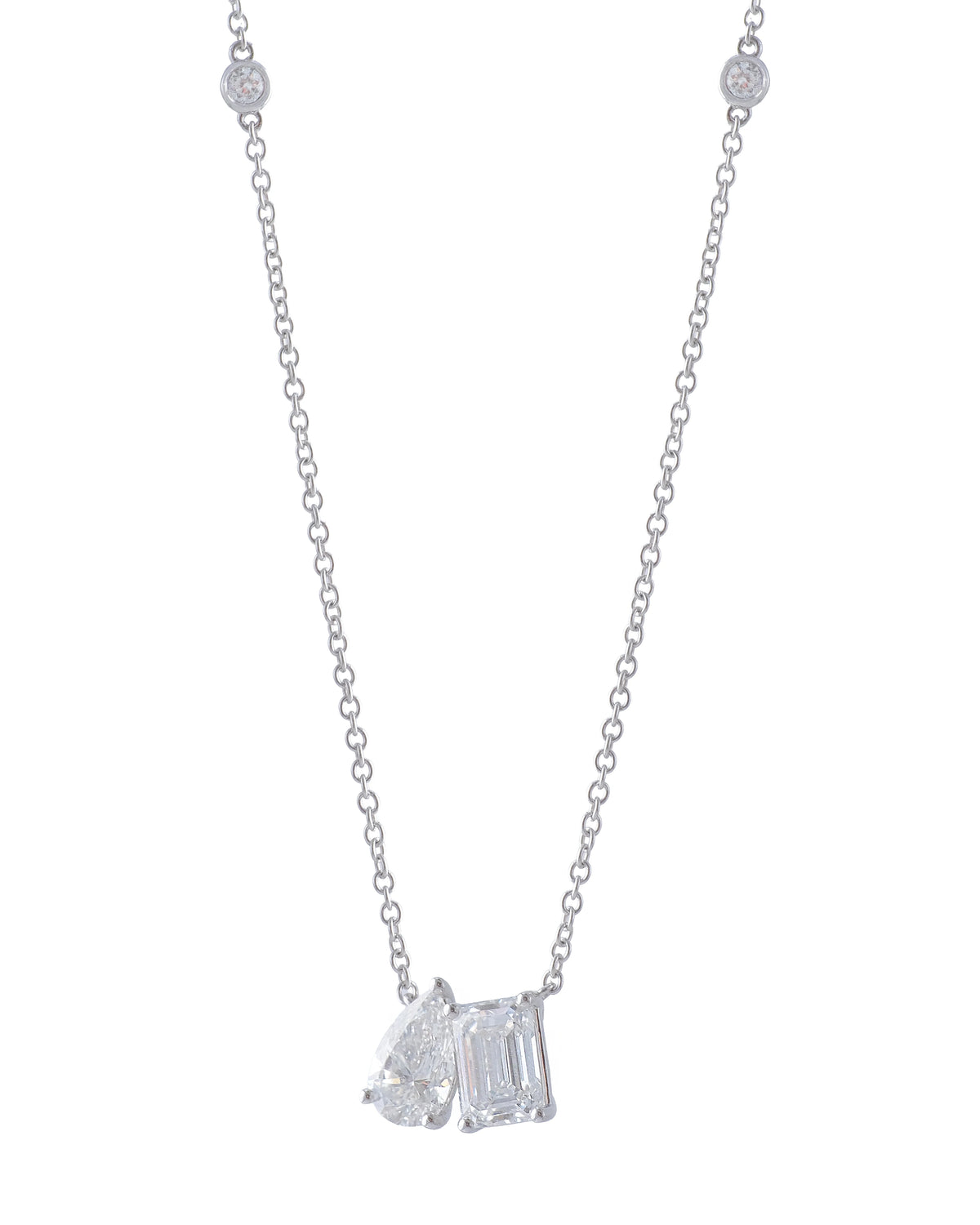 Shanon Lab-Grown Diamond Toi et Moi Necklace (1.93 ct tw.)