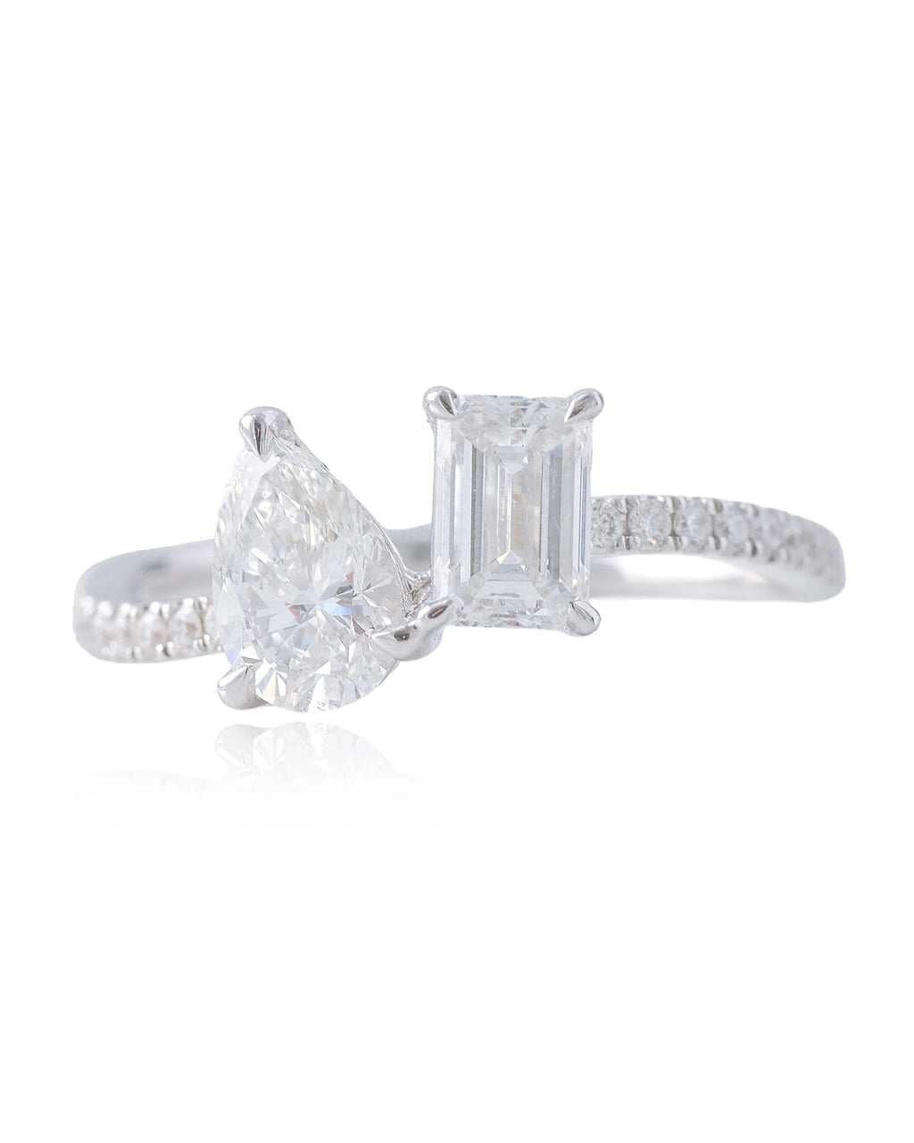 Oberon Lab-Grown Diamond Toi et Moi Ring (1.618ct tw.)