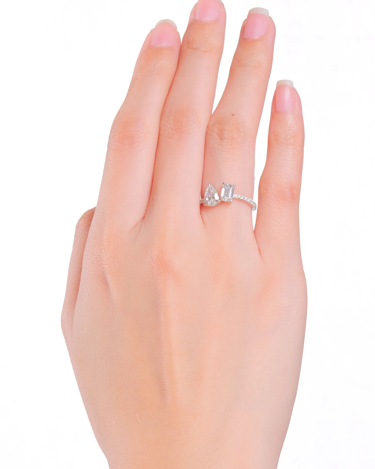 Oberon Lab-Grown Diamond Toi et Moi Ring (1.618ct tw.)