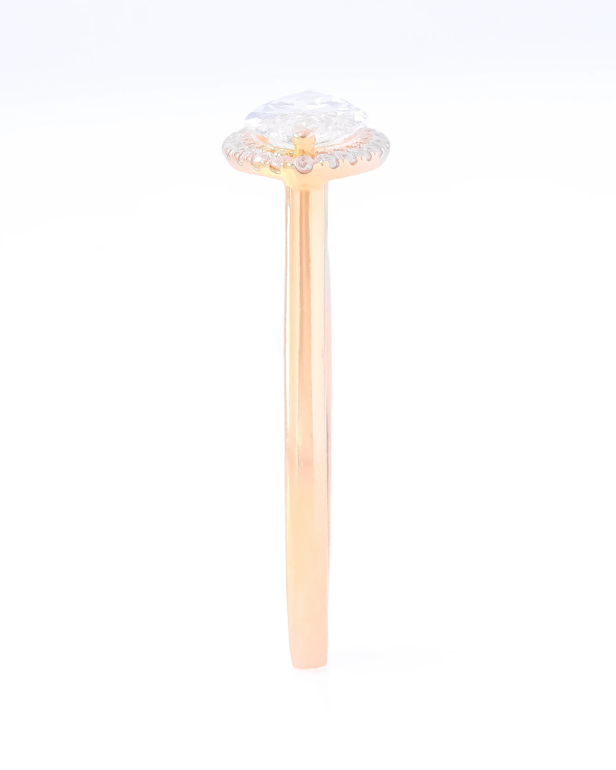 Junia East West Lab-Grown Diamond Halo Ring (1.15ct tw.)